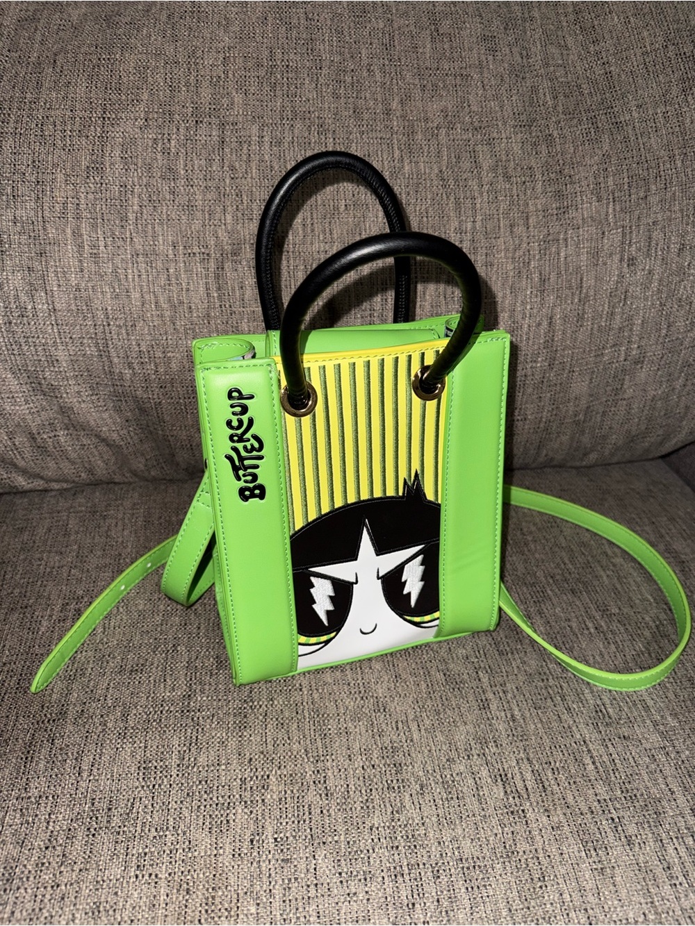 Fred Segal x The Powerpuff Girls Buttercup Mini Crossbody Bag